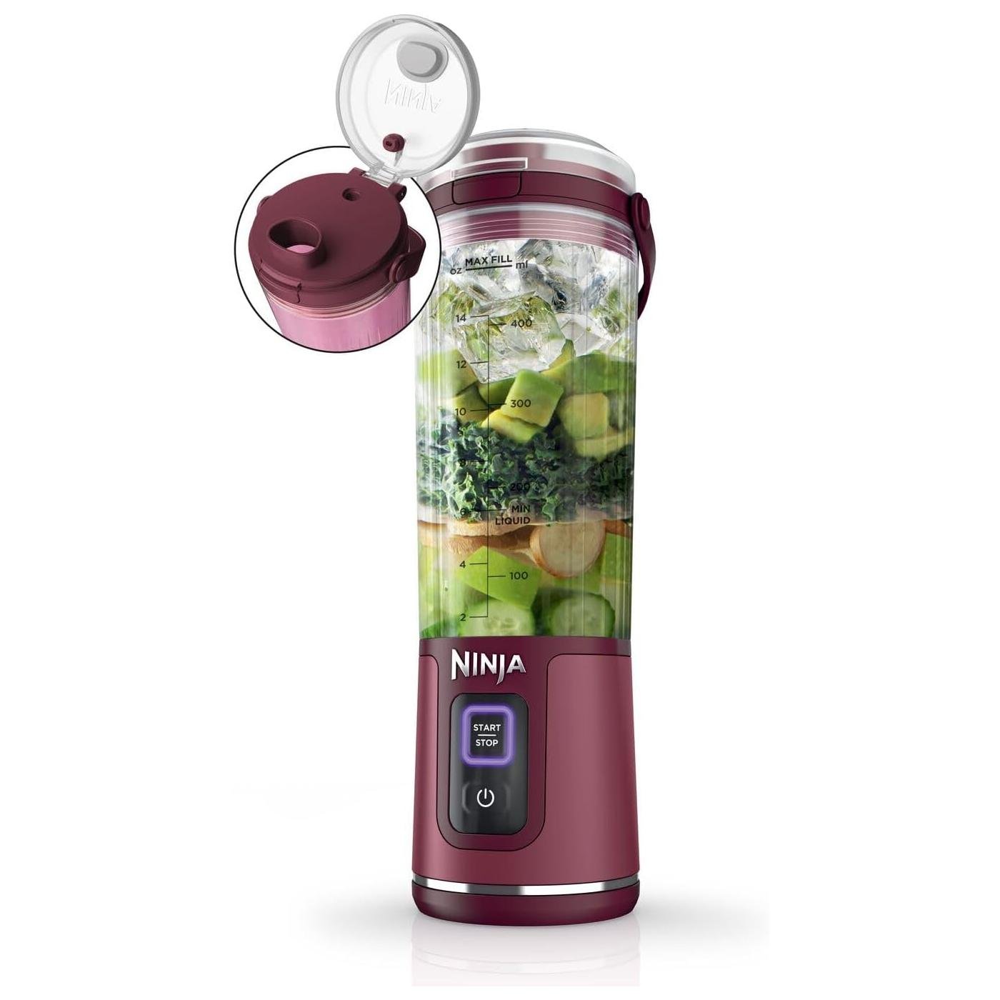 Ninja Portable Blender – Rechargeable, Powerful, Blends Ice & Frozen Fruit – Rechargeable & Leakproof