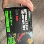 Retractable Ratchet Straps, 1" x 10' Tie Down Straps, 2/4 Pack for Truck, Trailer & Cargo photo review